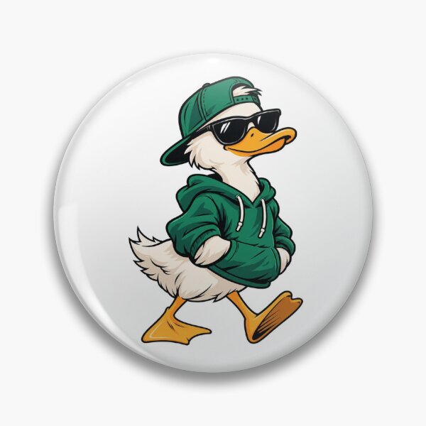 Item preview, Cool Streetwear Duck – Minimalist Animal T-Shirt Design designed and sold by LarkLeaf.