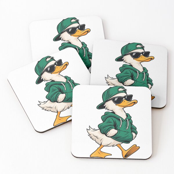Item preview, Cool Streetwear Duck – Minimalist Animal T-Shirt Design designed and sold by LarkLeaf.