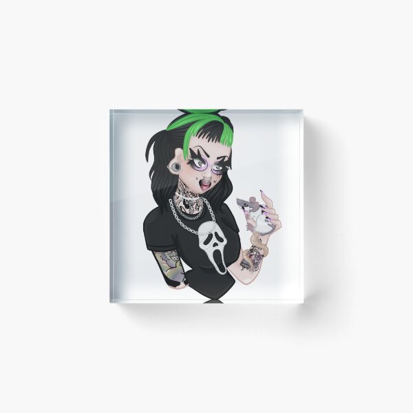 Item preview, Garlic Bread Gothic Opossum Girl designed and sold by EmilyBoo-Draws.