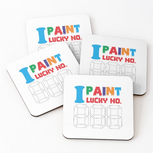 Item preview, I PAINT LUCKY NO. - INFORMATIVE, TYPOGRAPHY, LOVE, COLOR, PAINT designed and sold by 440CREATIVES.