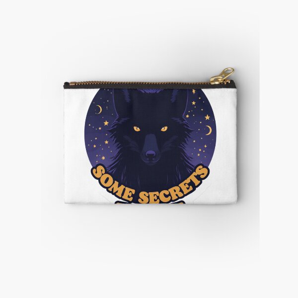 Item preview, Mysterious Fox "Trust No One" - Retro Groovy Night Sky Sticker designed and sold by 7oliver.