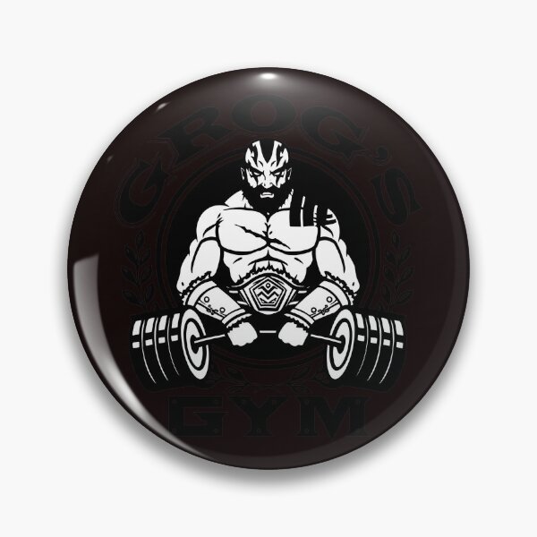 Item preview, Grog Gym Classic Barbell Powerlifting Emblem designed and sold by OnofriettiKenne.