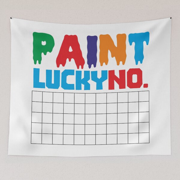 Item preview, I PAINT LUCKY NO. - INFORMATIVE, TYPOGRAPHY, LOVE, COLOR, PAINT designed and sold by 440CREATIVES.