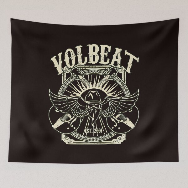 Item preview, VOLBEAT Est 2001 Wings Emblem Rock designed and sold by OnofriettiKenne.