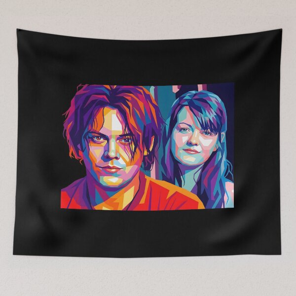 Aperçu de l'œuvre Le pop art des White Stripes créée et vendue par Kindcorner.