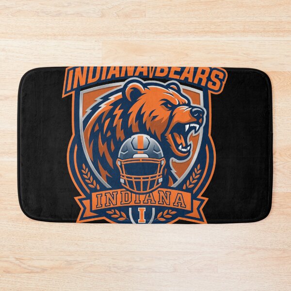 Item preview, Indiana Bears Football Mascot Shield Art designed and sold by EvanHilldgfgh.