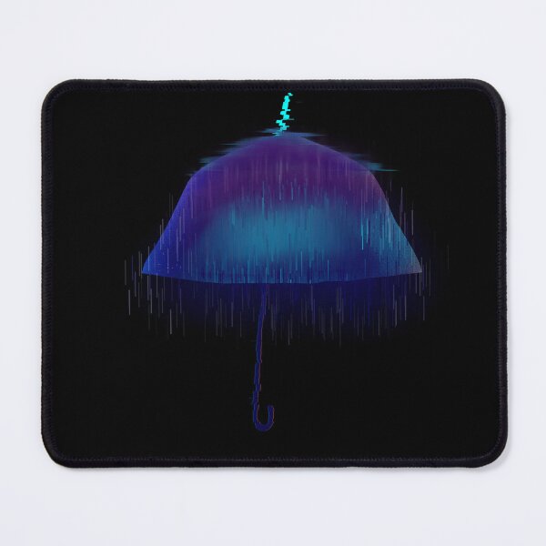 Item preview, Digital Night Umbrella – Glitching Rain designed and sold by Astral-AL.