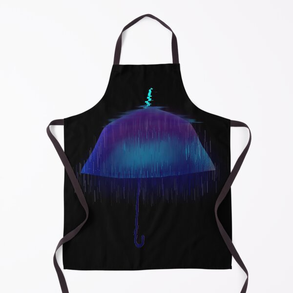 Item preview, Digital Night Umbrella – Glitching Rain designed and sold by Astral-AL.