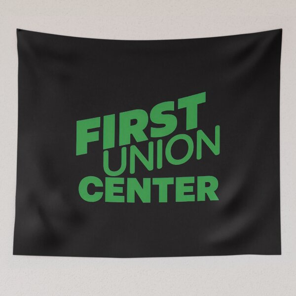 Item preview, First Union Center Bold Green Diagonal Text designed and sold by KirkCarlton.
