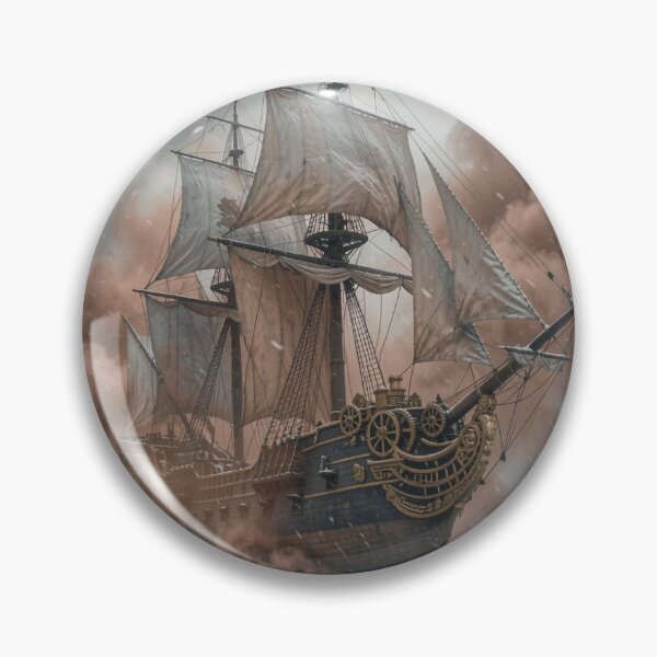 Item preview, Painterly Arctic Storm Sailing Vessel   designed and sold by FotoworldEdel.