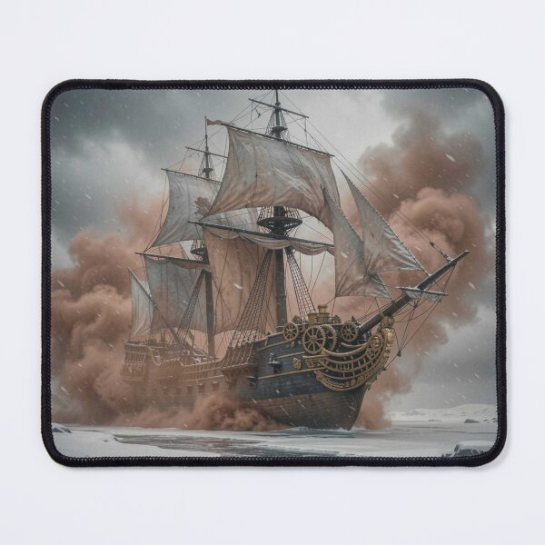 Item preview, Painterly Arctic Storm Sailing Vessel   designed and sold by FotoworldEdel.