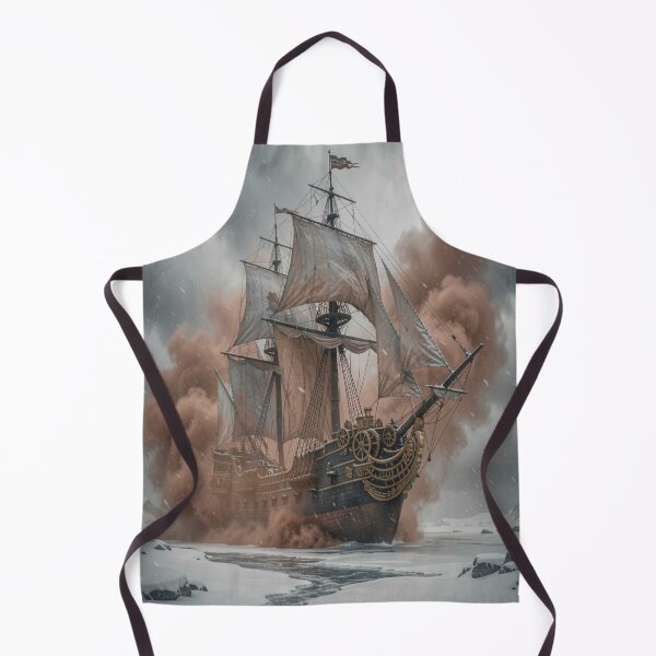 Item preview, Painterly Arctic Storm Sailing Vessel   designed and sold by FotoworldEdel.