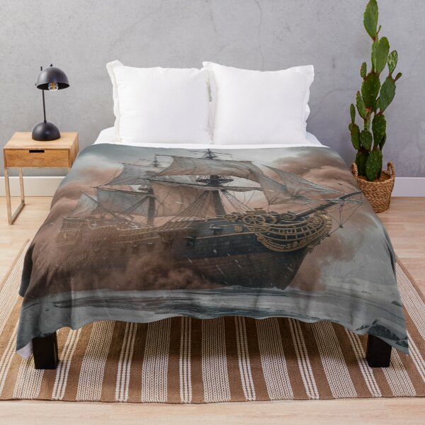 Item preview, Painterly Arctic Storm Sailing Vessel designed and sold by FotoworldEdel.