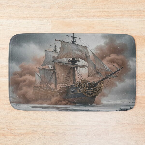 Item preview, Painterly Arctic Storm Sailing Vessel   designed and sold by FotoworldEdel.