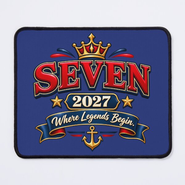 Item preview, Seven 2027 Legends Begin Emblem designed and sold by ShivCraftStudio.