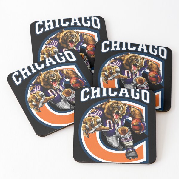 Item preview, Mascota del oso fiero del equipo de fútbol americano de Chicago designed and sold by EvanHilldgfgh.