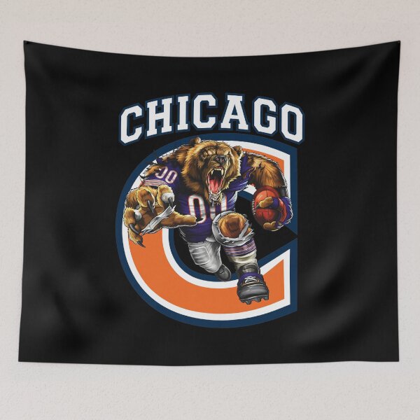 Item preview, Chicago Fierce Football Bear Mascot designed and sold by EvanHilldgfgh.