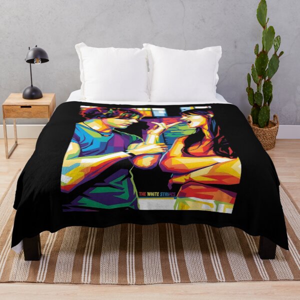 Aperçu de l'œuvre Le pop art des White Stripes créée et vendue par Kindcorner.