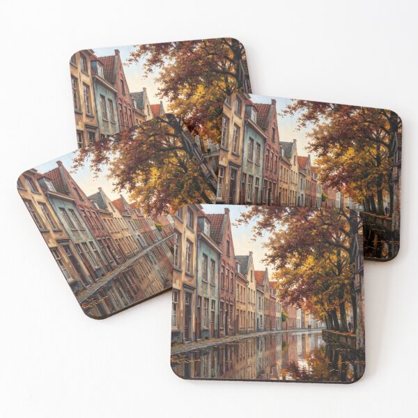 Item preview, Old Town Fall designed and sold by RedPeaStudio.