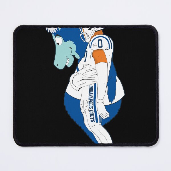 Item preview, Football Player and Blue Horse Mascot Art designed and sold by EvanHilldgfgh.