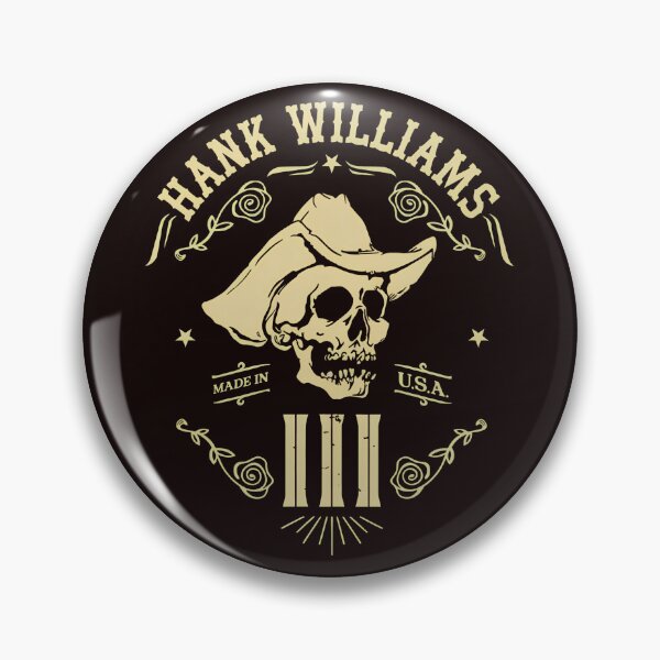 Item preview, Skull Cowboy Hat Hank Williams III Tribute Art designed and sold by OnofriettiKenne.