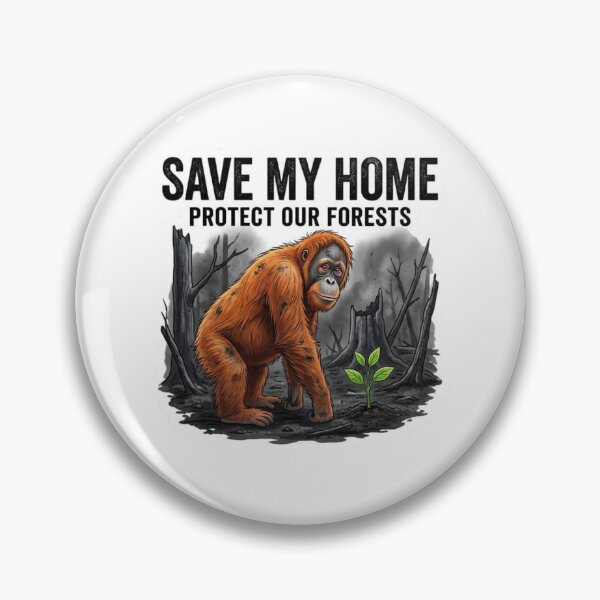 Item preview, Save My Home Protect Our Forests Orangutan Rainforest Conservation designed and sold by carestazafeli.