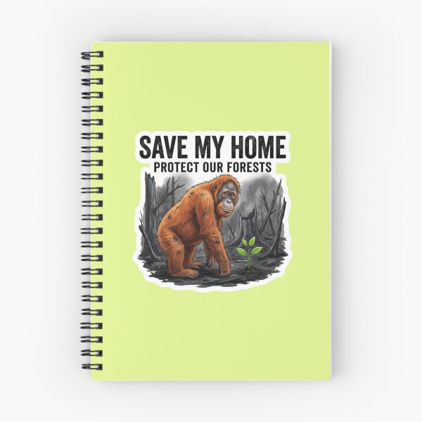 Item preview, Save My Home Protect Our Forests Orangutan Rainforest Conservation designed and sold by carestazafeli.