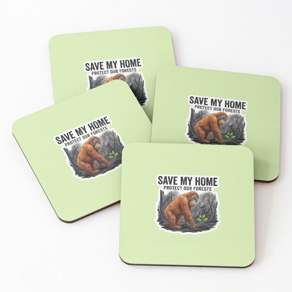 Item preview, Save My Home Protect Our Forests Orangutan Rainforest Conservation designed and sold by carestazafeli.