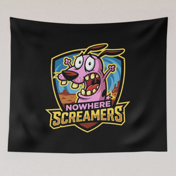 Item preview, Courage the Cowardly Dog Logo designed and sold by Kate McGovern.