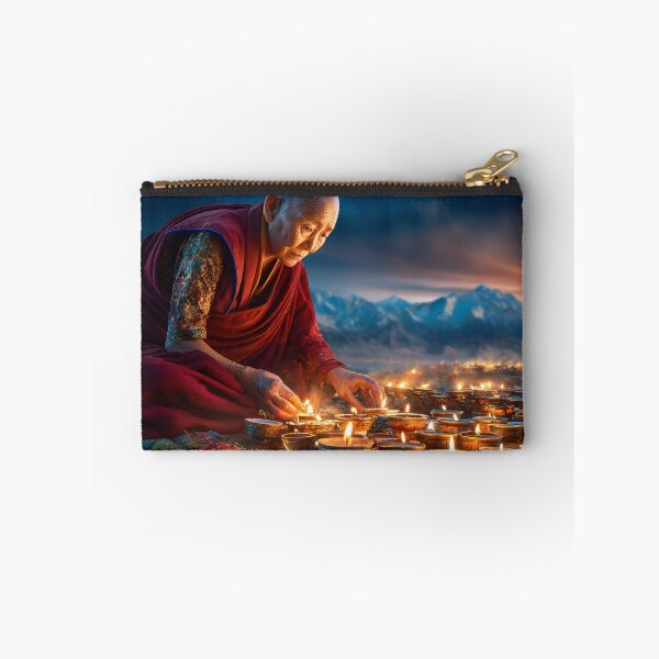 Item preview, Meditation and Light ,  A Serene Candlelit Scene designed and sold by Artessie.