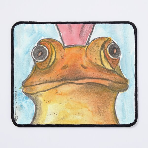Item preview, The Frog Prince, Purple, Charcoal & Watercolour designed and sold by Anke‘s Bazaar.