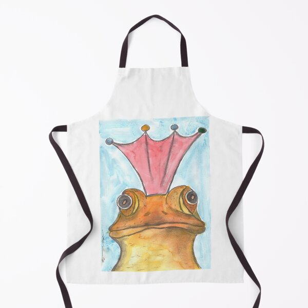 Item preview, The Frog Prince, Purple, Charcoal & Watercolour designed and sold by Anke‘s Bazaar.