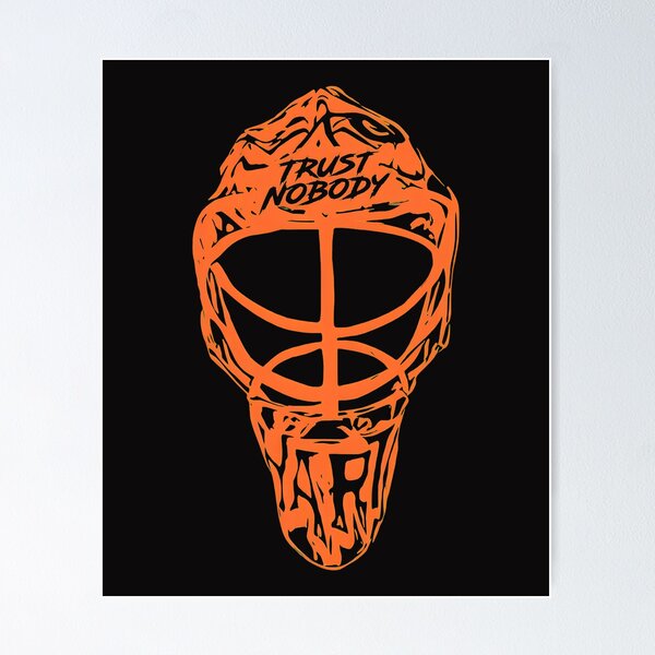 Item preview, Orange Goalie Mask   Sport  designed and sold by KirkCarlton.