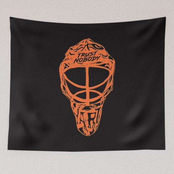 Item preview, Orange Goalie Mask   Sport  designed and sold by KirkCarlton.