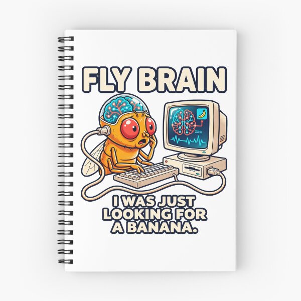 Item preview, Fruit Fly Brain Retro Computer Humor designed and sold by Chaostique.