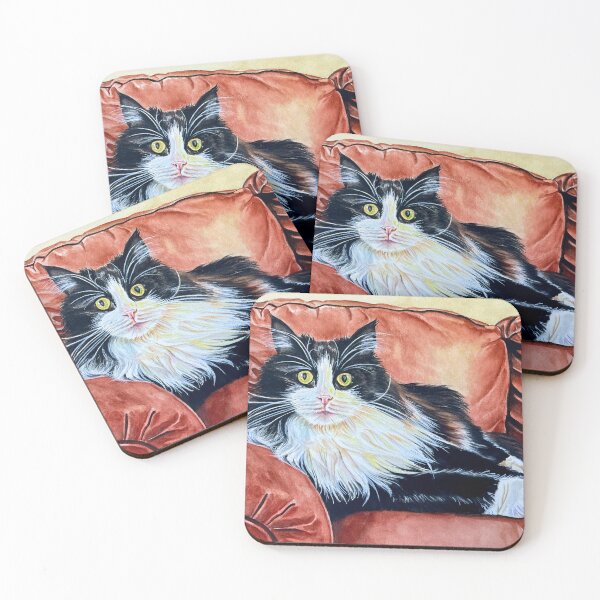 Item preview, Cinder (Cat portrait) designed and sold by npellegrini.