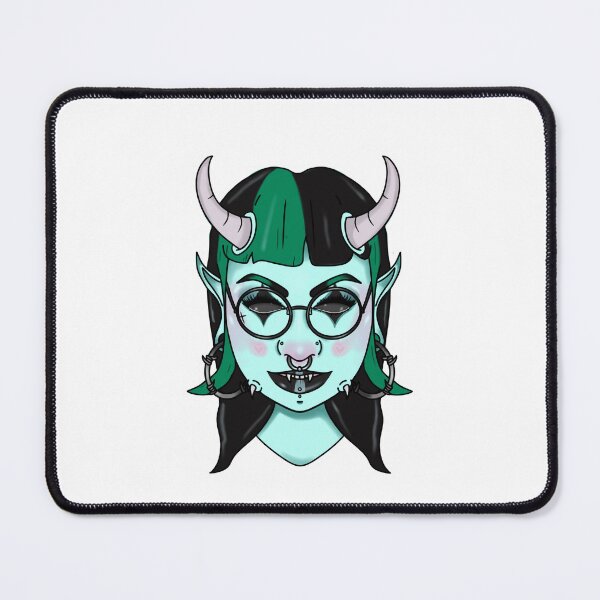 Item preview, Monster Mash Mint Horned Gothic Girl designed and sold by EmilyBoo-Draws.