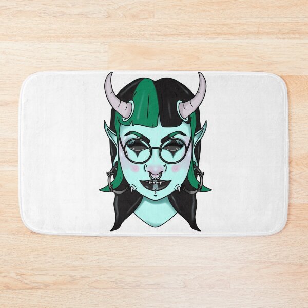 Item preview, Monster Mash Mint Horned Gothic Girl designed and sold by EmilyBoo-Draws.