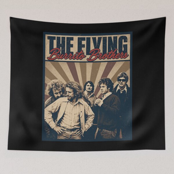 Item preview, The Flying Burrito Brothers designed and sold by FloraPlantTees.