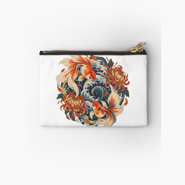 Item preview, Fancy Goldfish Swimming Through Ocean Waves designed and sold by SiripornSeaynng.