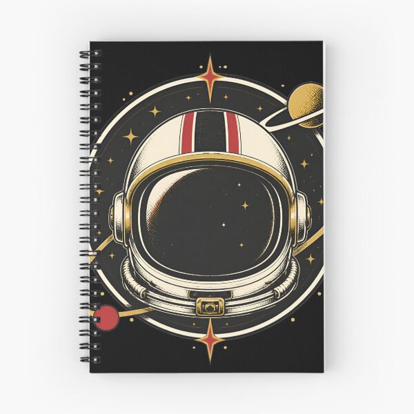 Item preview, Retro Astronaut Helmet Outer Space Art designed and sold by Supertango.