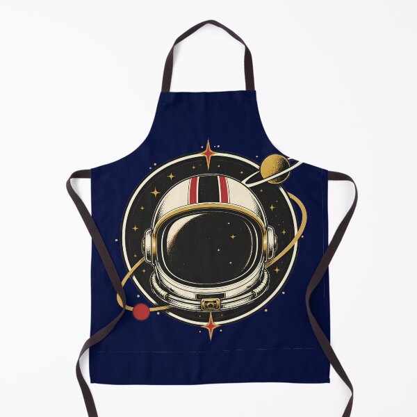 Item preview, Retro Astronaut Helmet Outer Space Art designed and sold by Supertango.