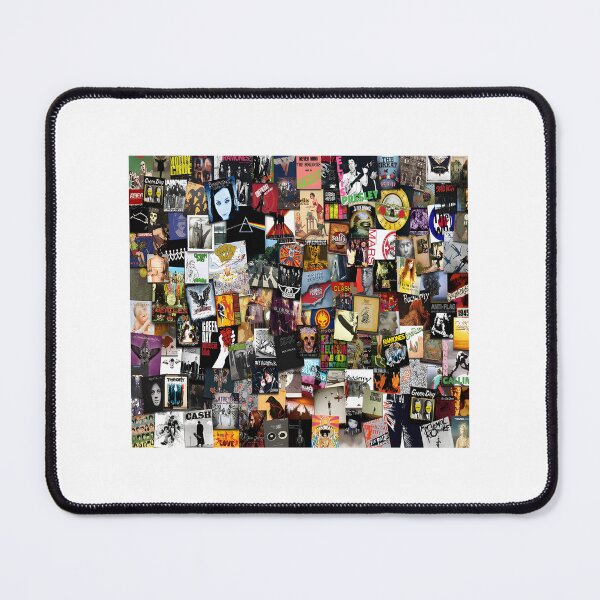 Item preview, Rock Vinyl Record Collage Retro Music Artwork designed and sold by T-Goat.