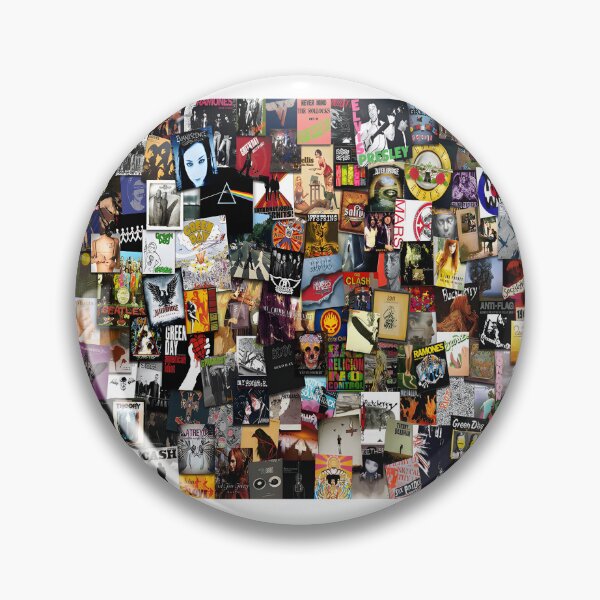 Item preview, Rock Vinyl Record Collage Retro Music Artwork designed and sold by T-Goat.