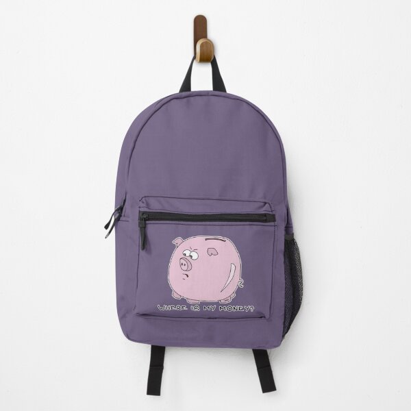 Item preview, Where Is My Money Sticker | Funny Piggy Bank Financial Meme designed and sold by MyxaART.