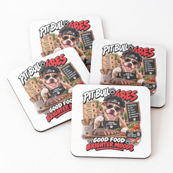 Item preview, Pitbull Vibes - "Good Food Brighter Moods" PitBull Dog Lover designed and sold by PitBullVibes.com.