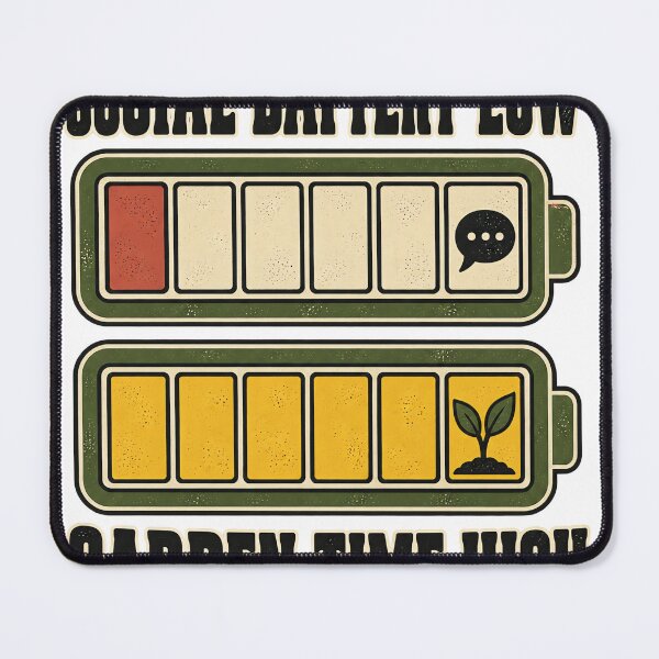 Item preview, Social Battery Low Garden Time High – Introvert Gardener designed and sold by urbinet.