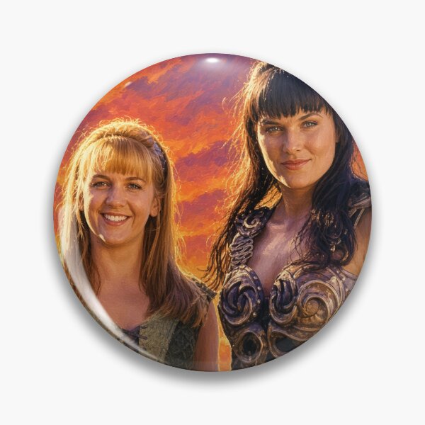 Item preview, Xena Warrior Princess and Gabrielle Nostalgia Poster designed and sold by ElvisVintagePosters.