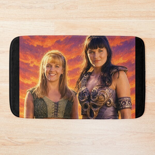 Item preview, Xena Warrior Princess and Gabrielle Nostalgia Poster designed and sold by ElvisVintagePosters.