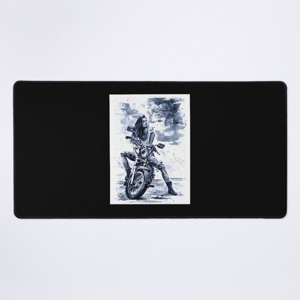Item preview, Biker Girl Painting Fashion Cool designed and sold by KristinNorma.